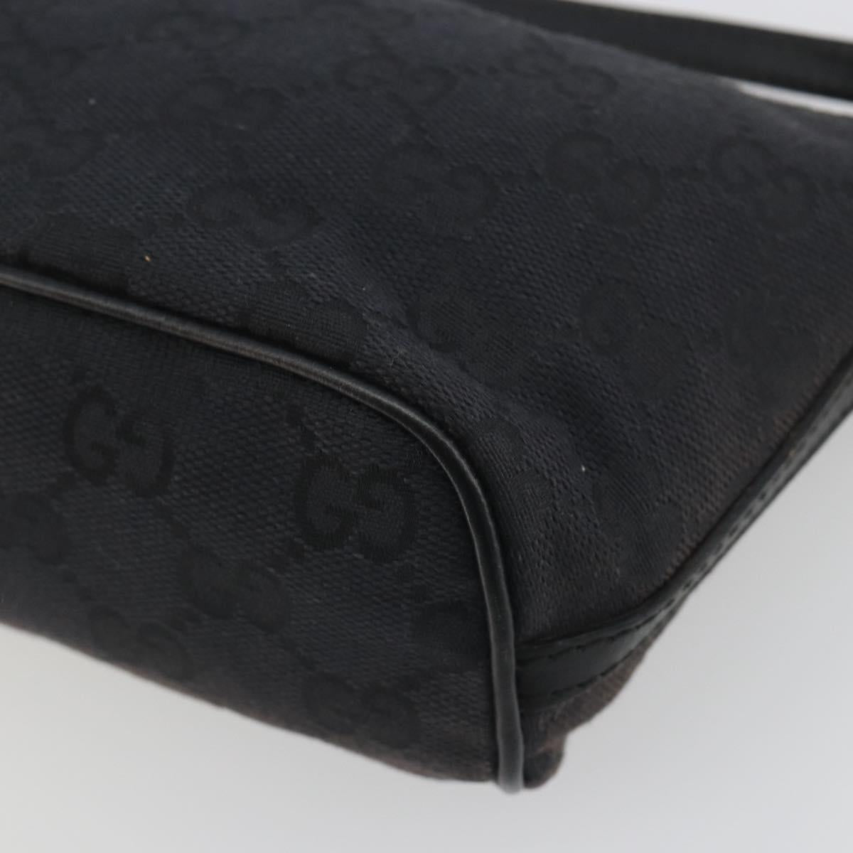 Gucci Black Monogram Boat Pochette