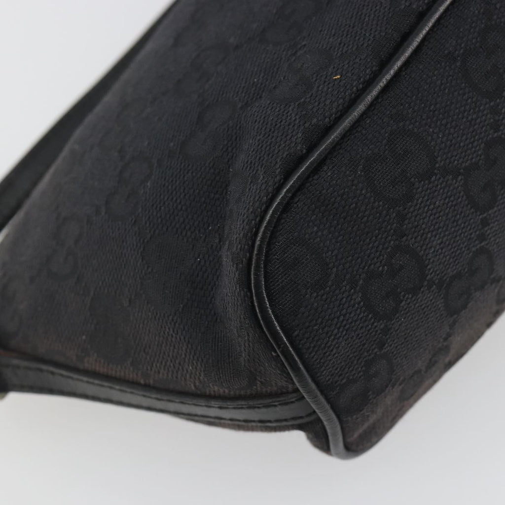 Gucci Black Monogram Boat Pochette