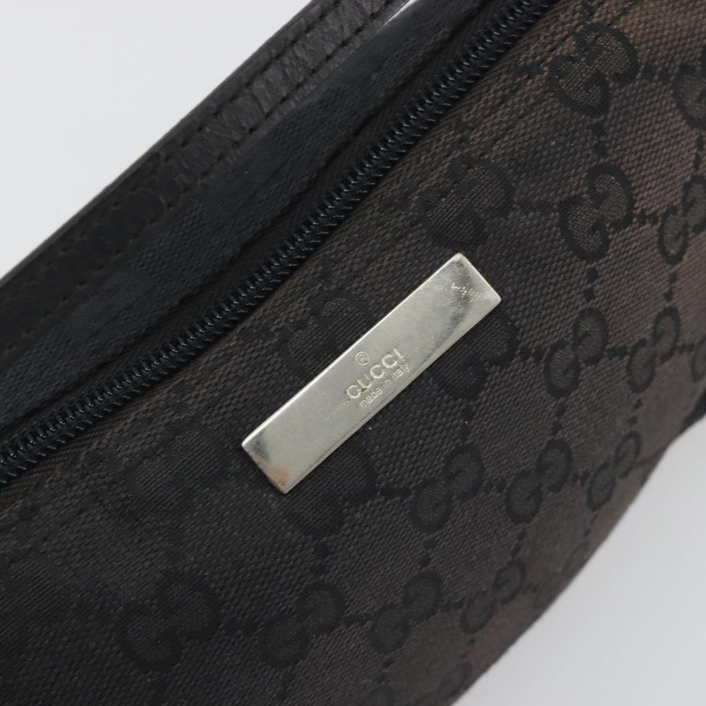 Gucci Black Monogram Boat Pochette