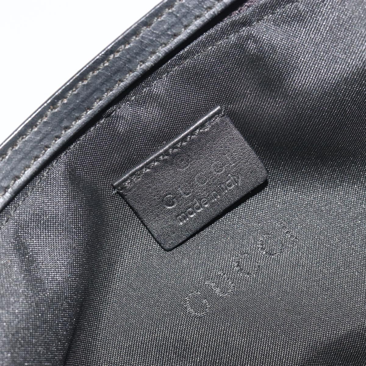 Gucci Black Monogram Boat Pochette