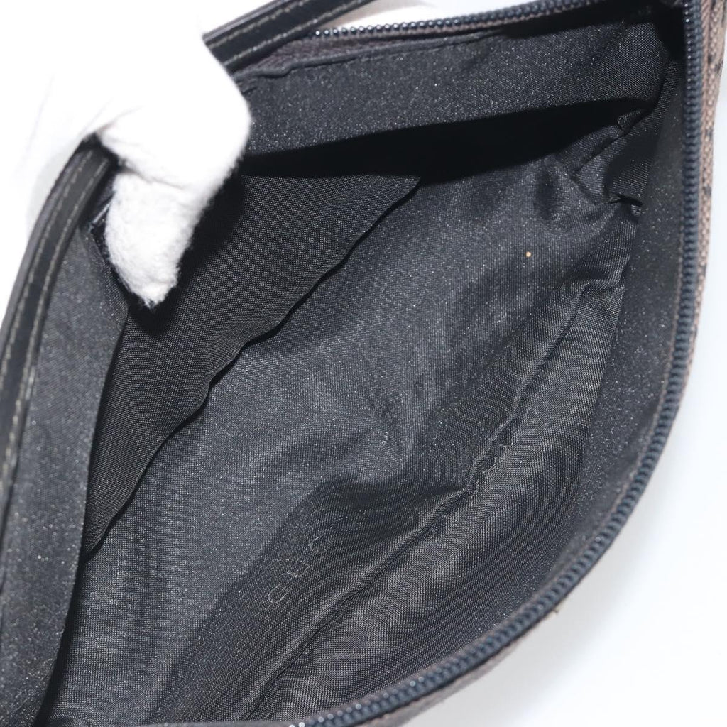 Gucci Black Monogram Boat Pochette