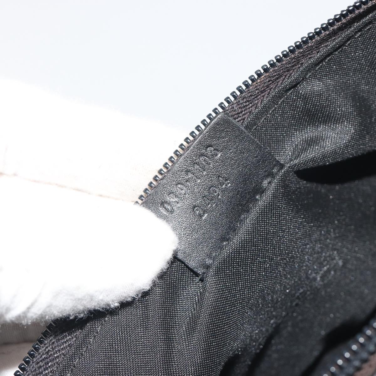 Gucci Black Monogram Boat Pochette