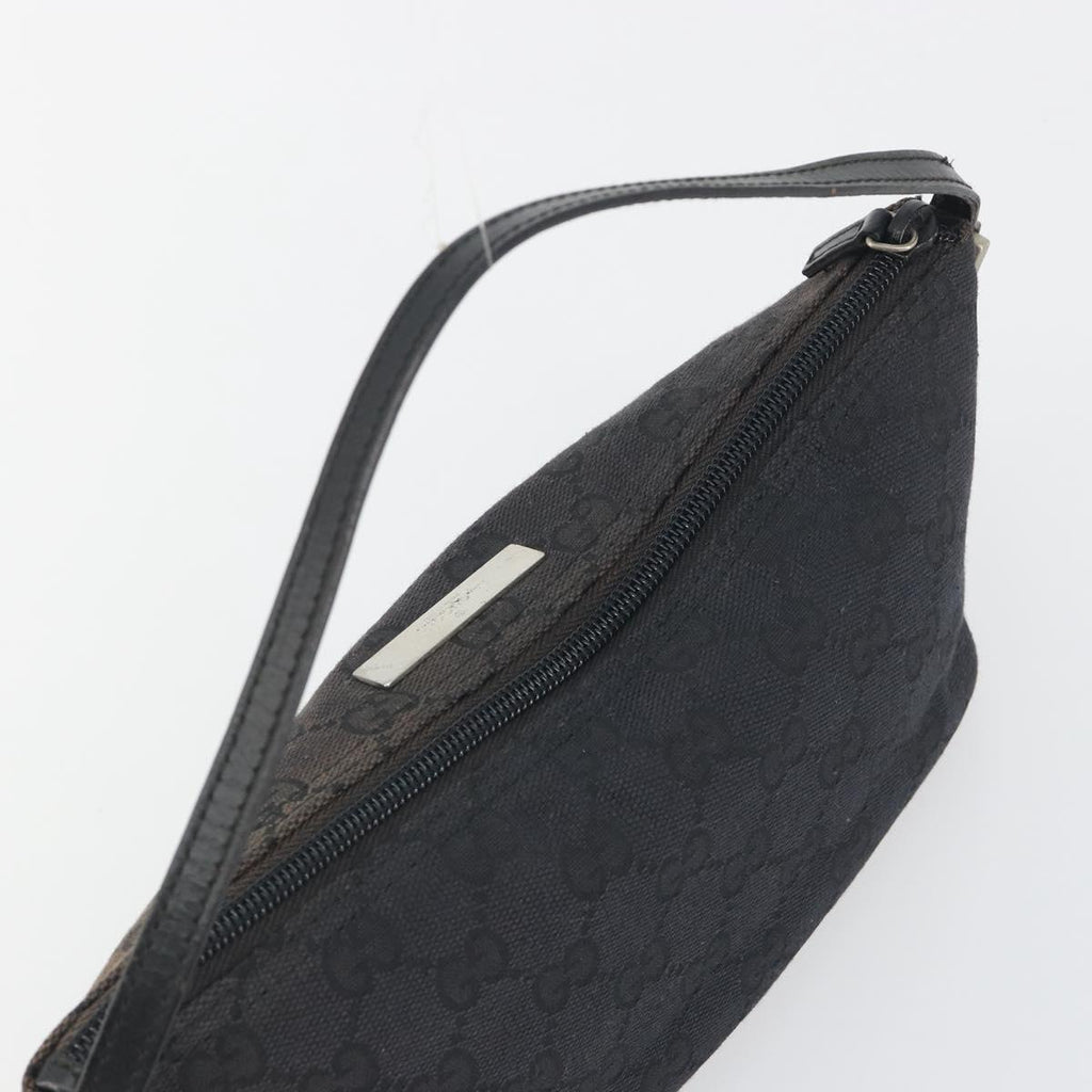 Gucci Black Monogram Boat Pochette