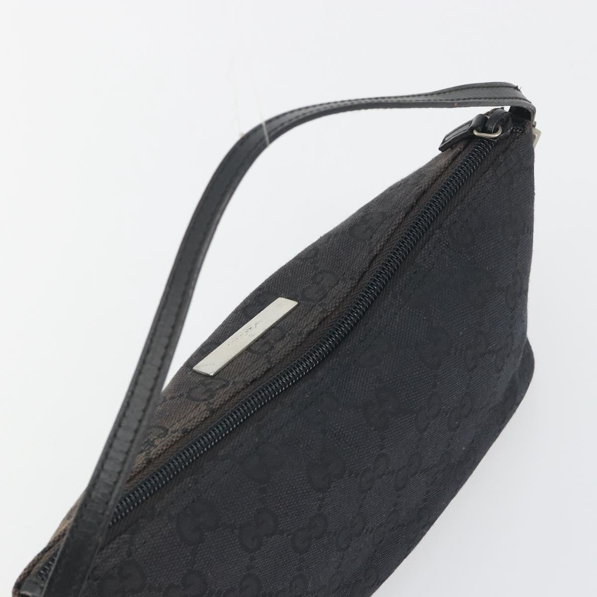Gucci Black Monogram Boat Pochette