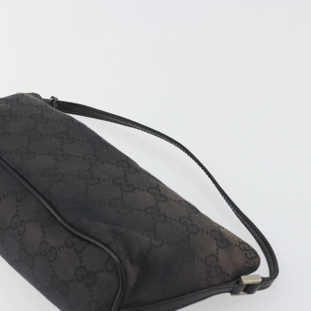 Gucci Black Monogram Boat Pochette