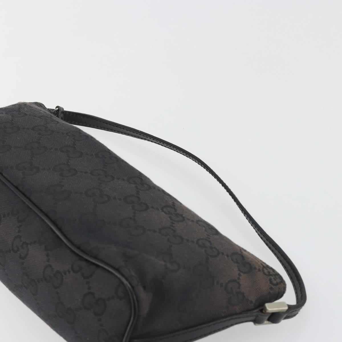 Gucci Black Monogram Boat Pochette