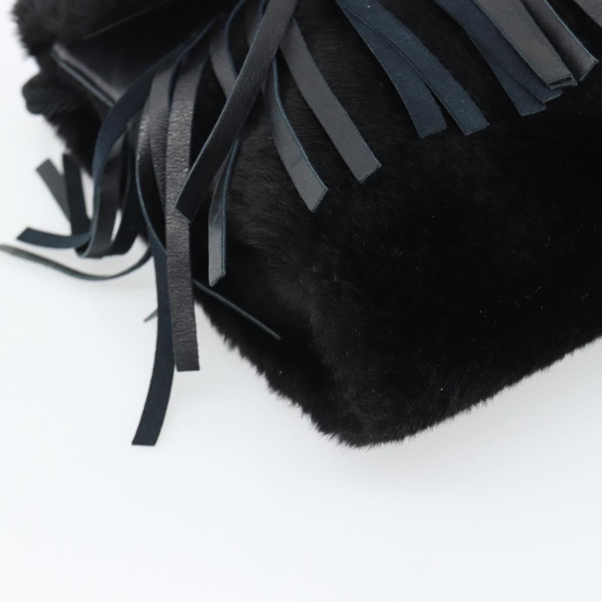 Saint Laurent Fur Fringe Crossbody