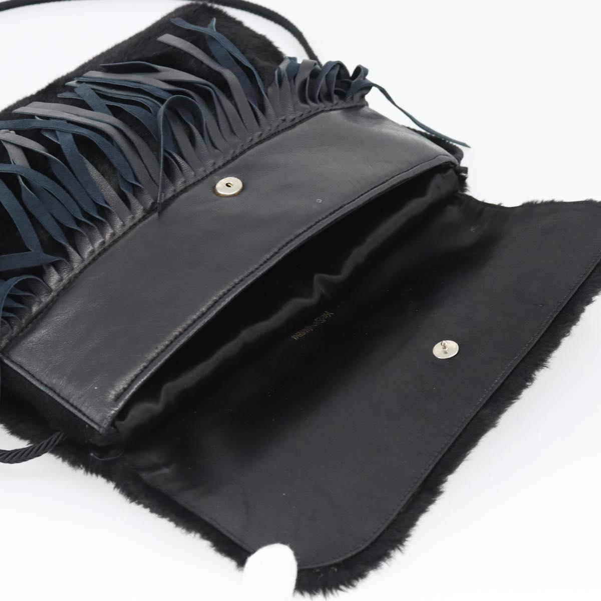 Saint Laurent Fur Fringe Crossbody