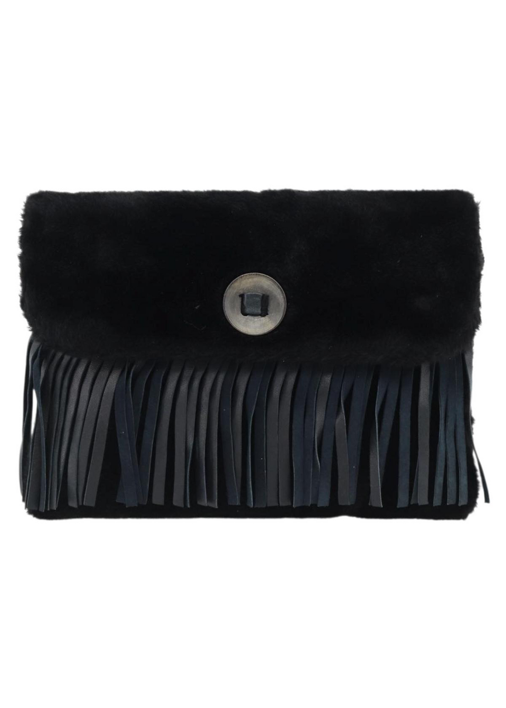 Saint Laurent Fur Fringe Crossbody