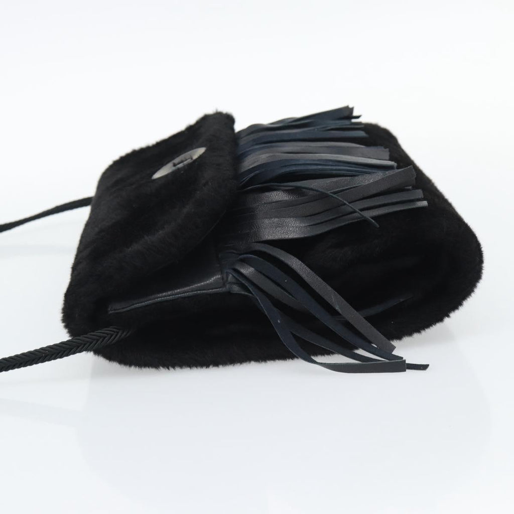 Saint Laurent Fur Fringe Crossbody