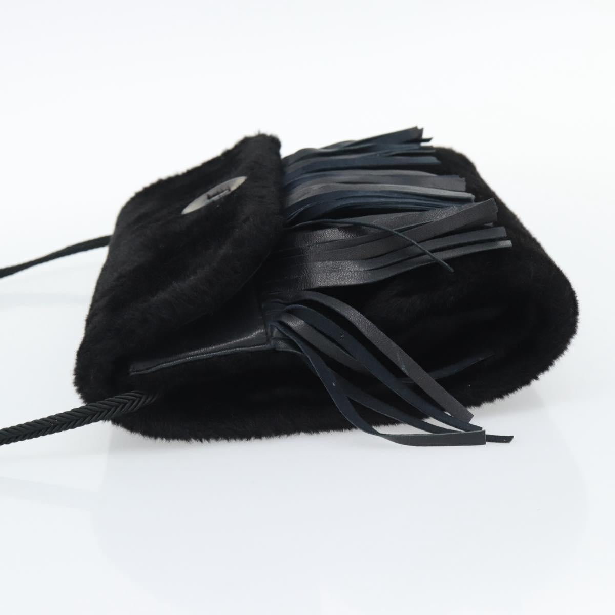 Saint Laurent Fur Fringe Crossbody