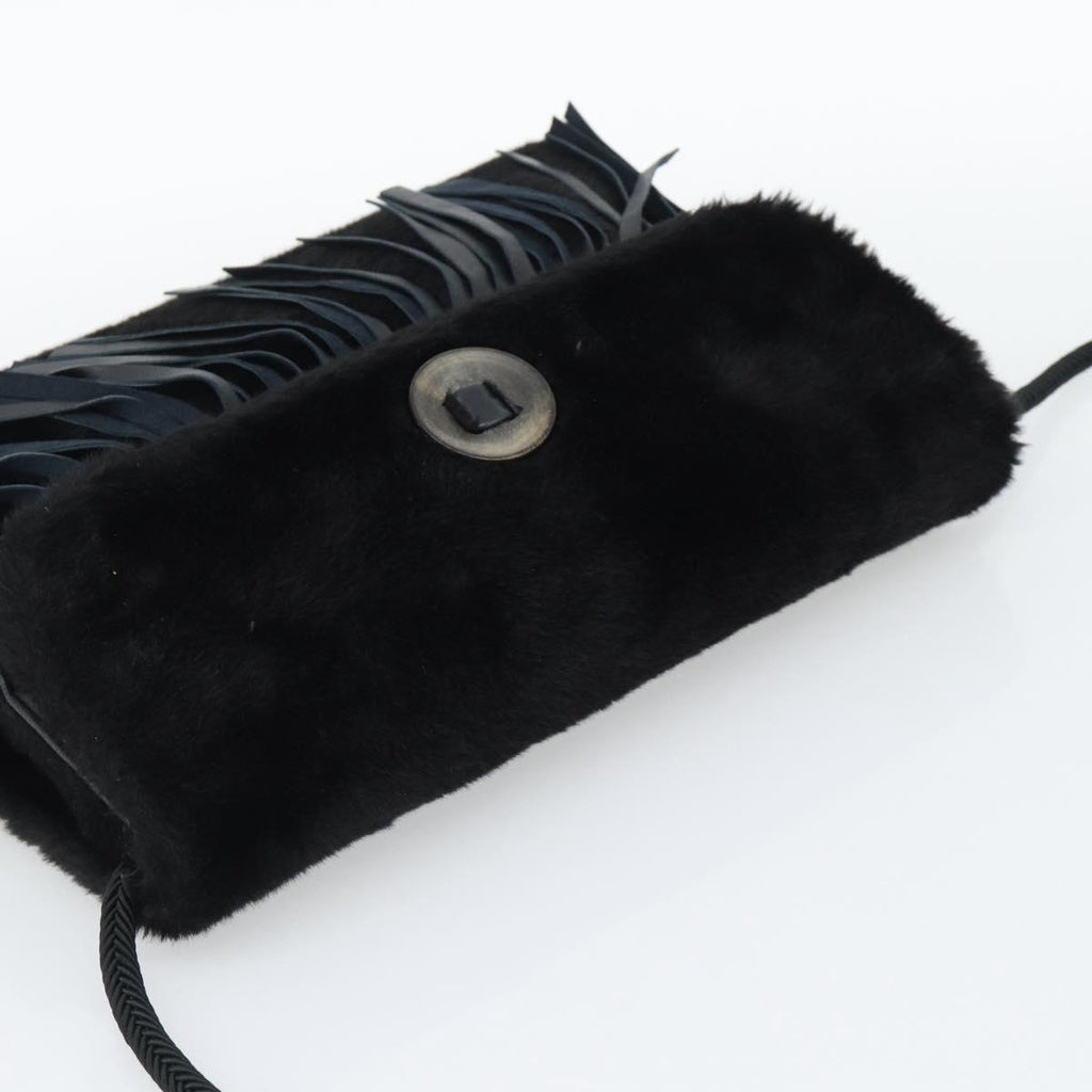 Saint Laurent Fur Fringe Crossbody
