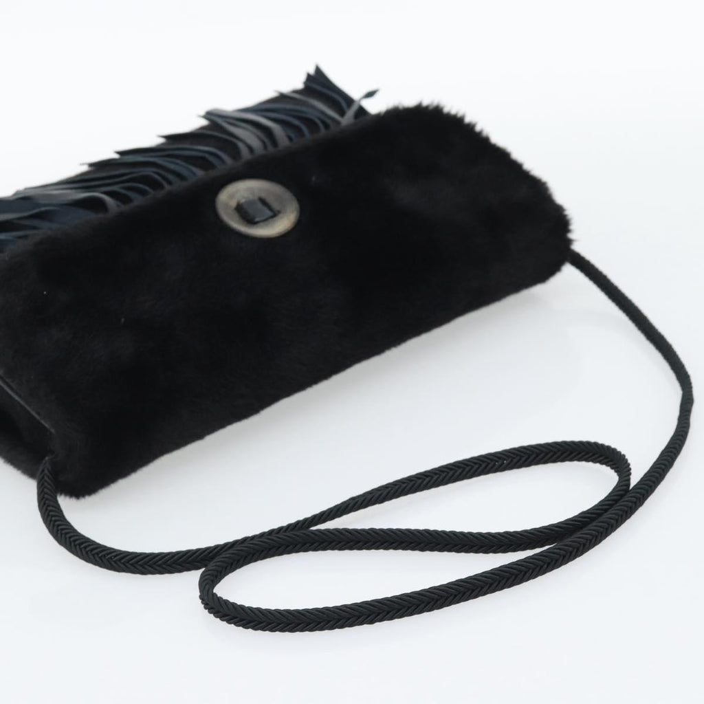 Saint Laurent Fur Fringe Crossbody