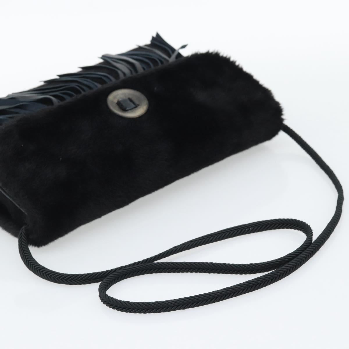 Saint Laurent Fur Fringe Crossbody