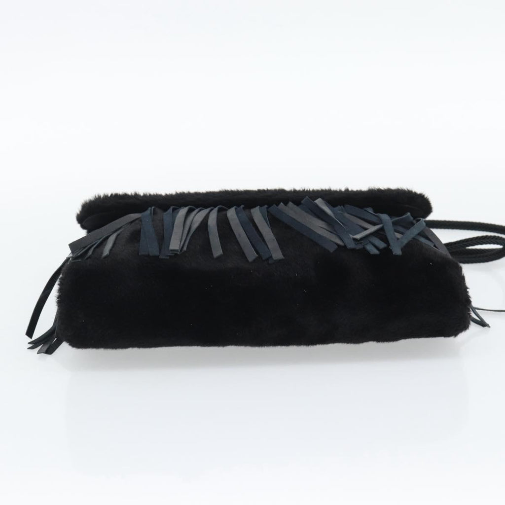 Saint Laurent Fur Fringe Crossbody