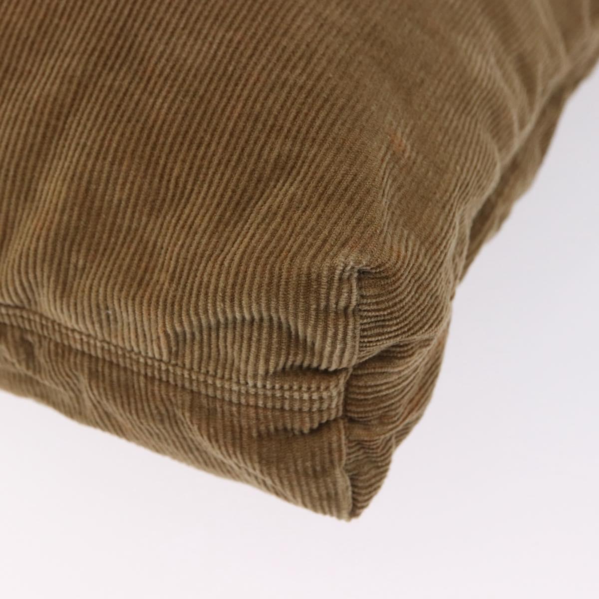 Fendi Tan Corduroy Tote