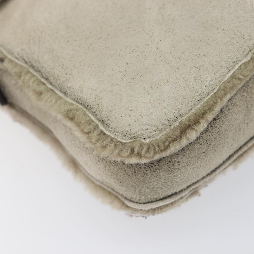 Celine Tan Shearling Crossbody