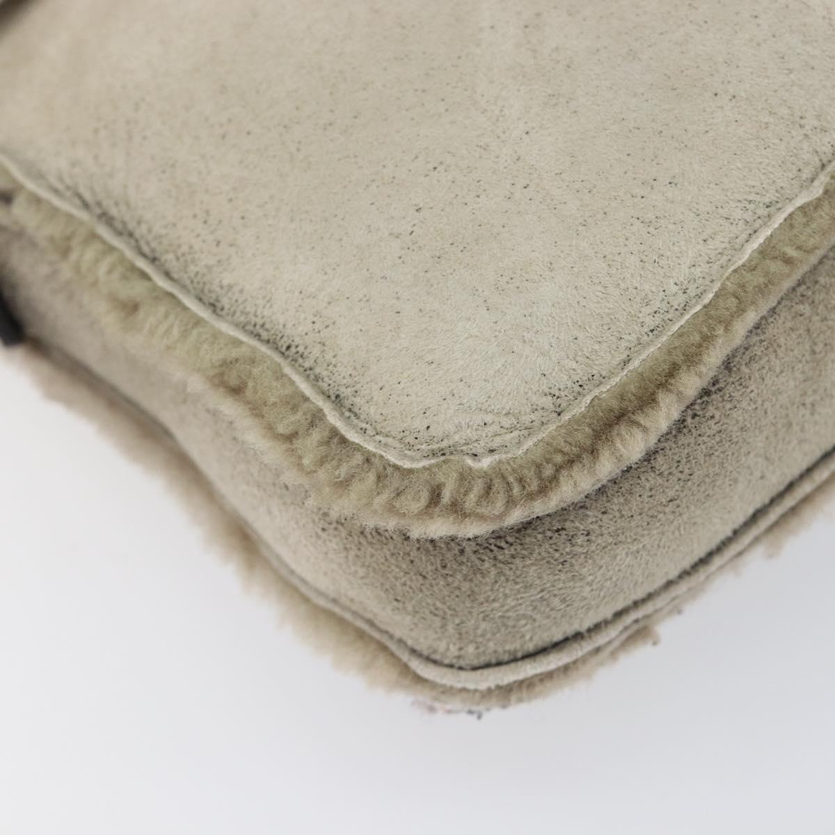 Celine Tan Shearling Crossbody