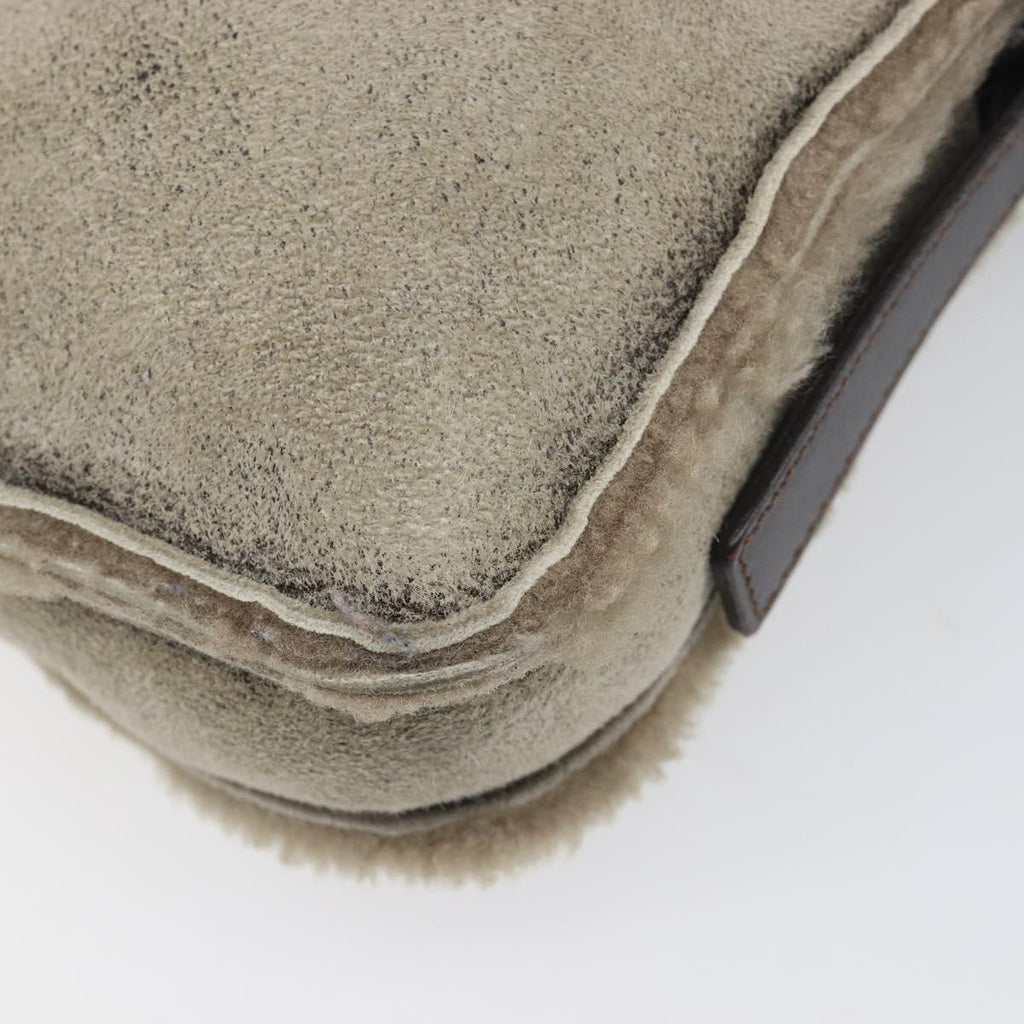 Celine Tan Shearling Crossbody