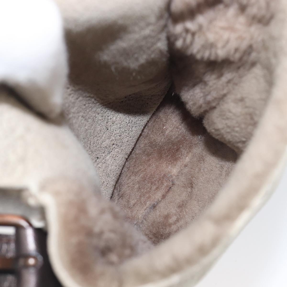 Celine Tan Shearling Crossbody