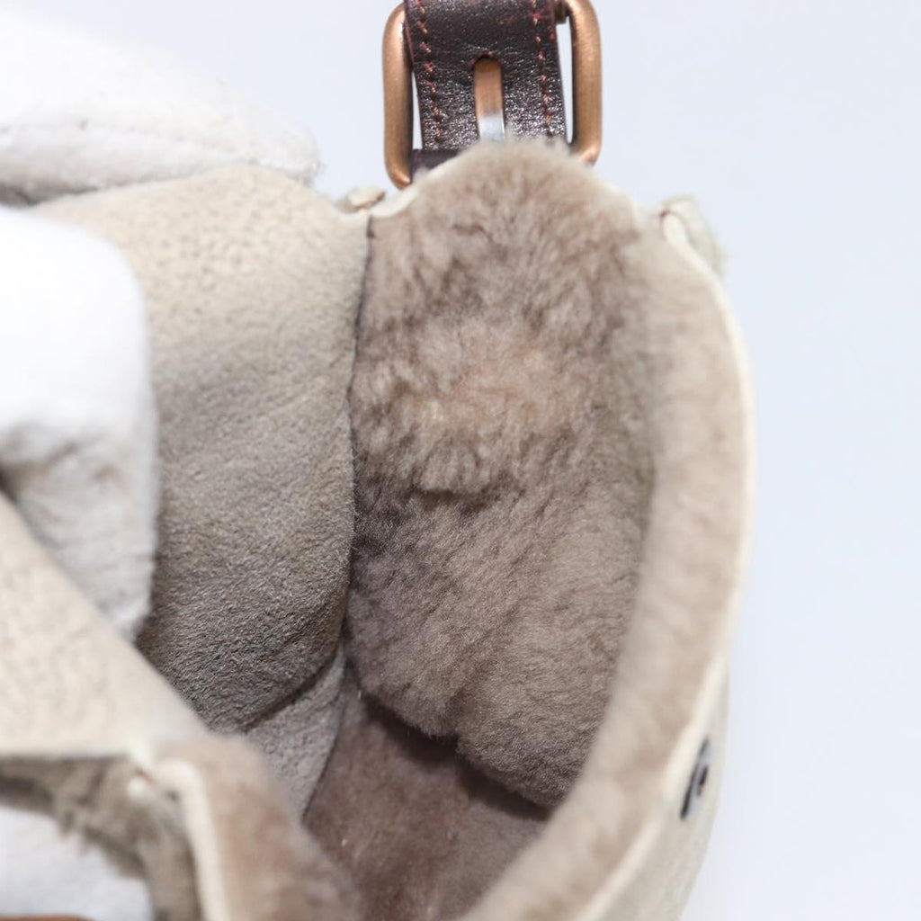 Celine Tan Shearling Crossbody