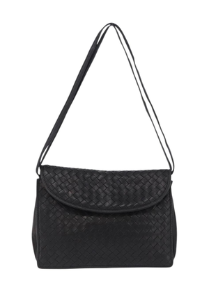 Bottega Veneta Intrecciato Black Shoulder Bag
