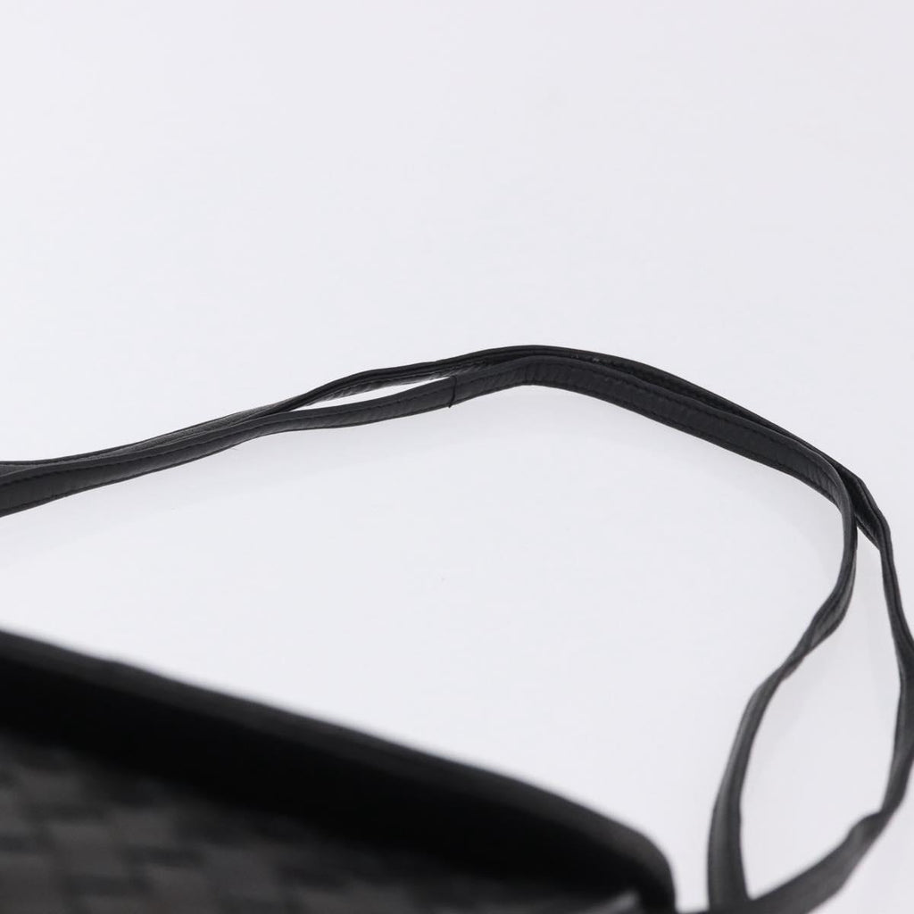 Bottega Veneta Intrecciato Black Shoulder Bag