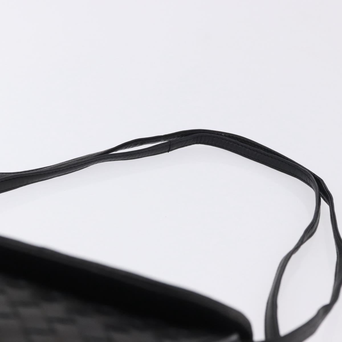Bottega Veneta Intrecciato Black Shoulder Bag