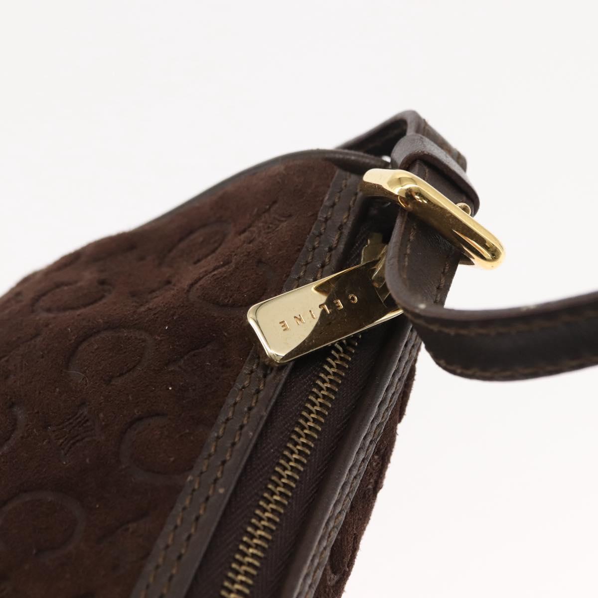 Celine Brown Suede Handbag