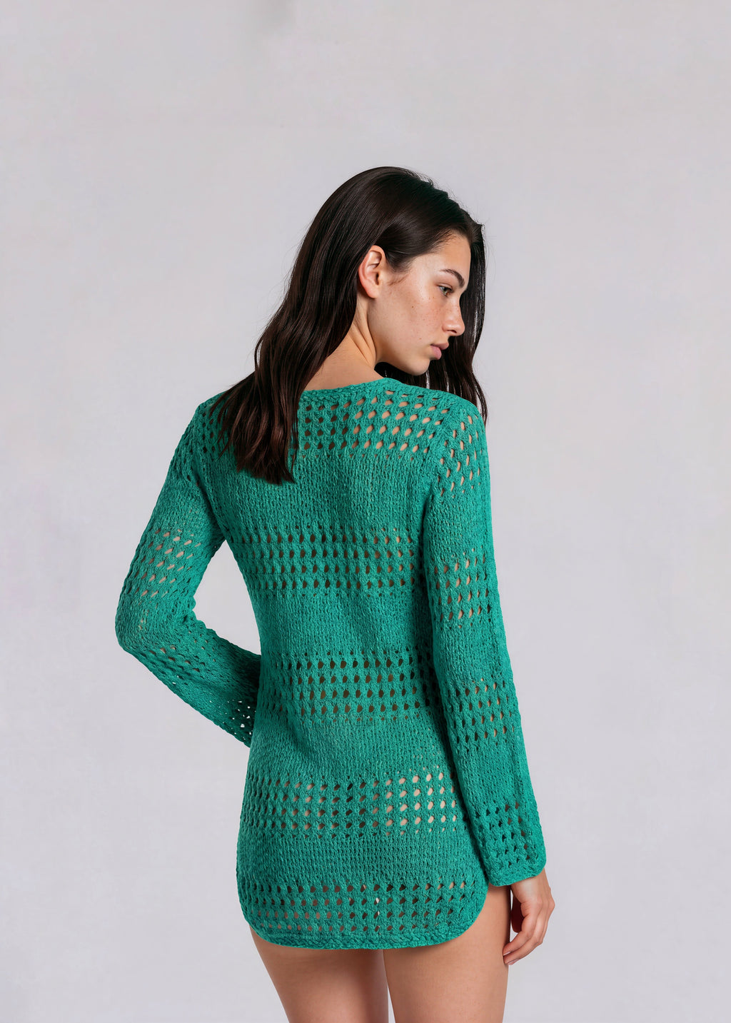 Missoni Turquoise Long Sleeve Mini Dress