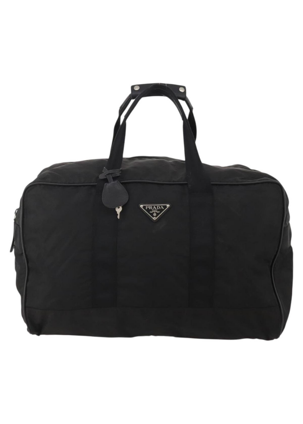 Prada Black Nylon Duffle Bag