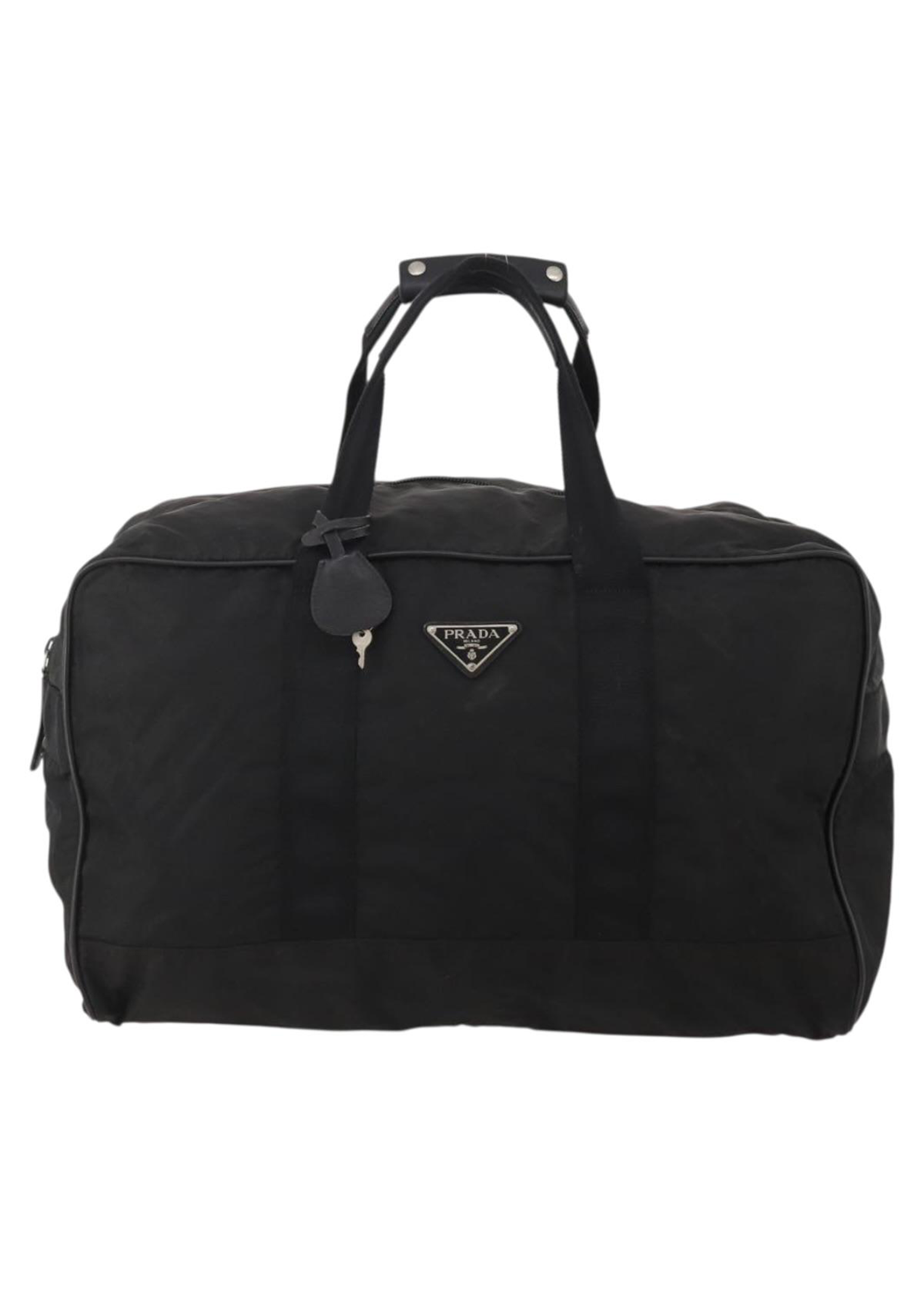 Prada Black Nylon Duffle Bag