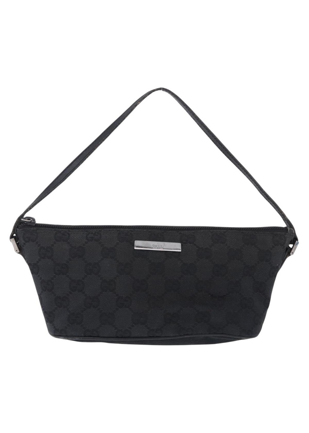 Gucci Black Monogram Boat Pochette