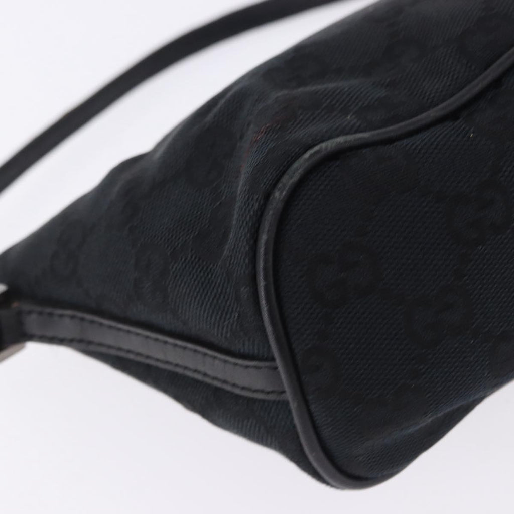 Gucci Black Monogram Boat Pochette