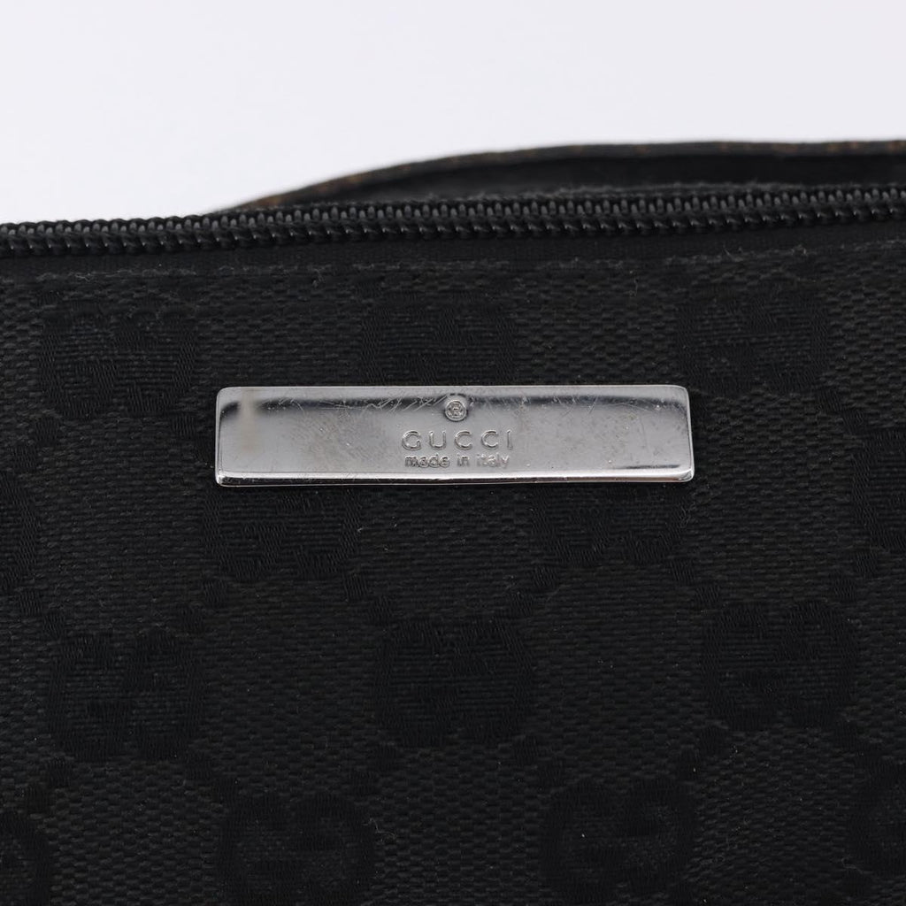 Gucci Black Monogram Boat Pochette