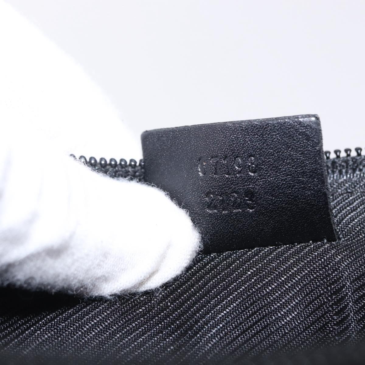 Gucci Black Monogram Boat Pochette