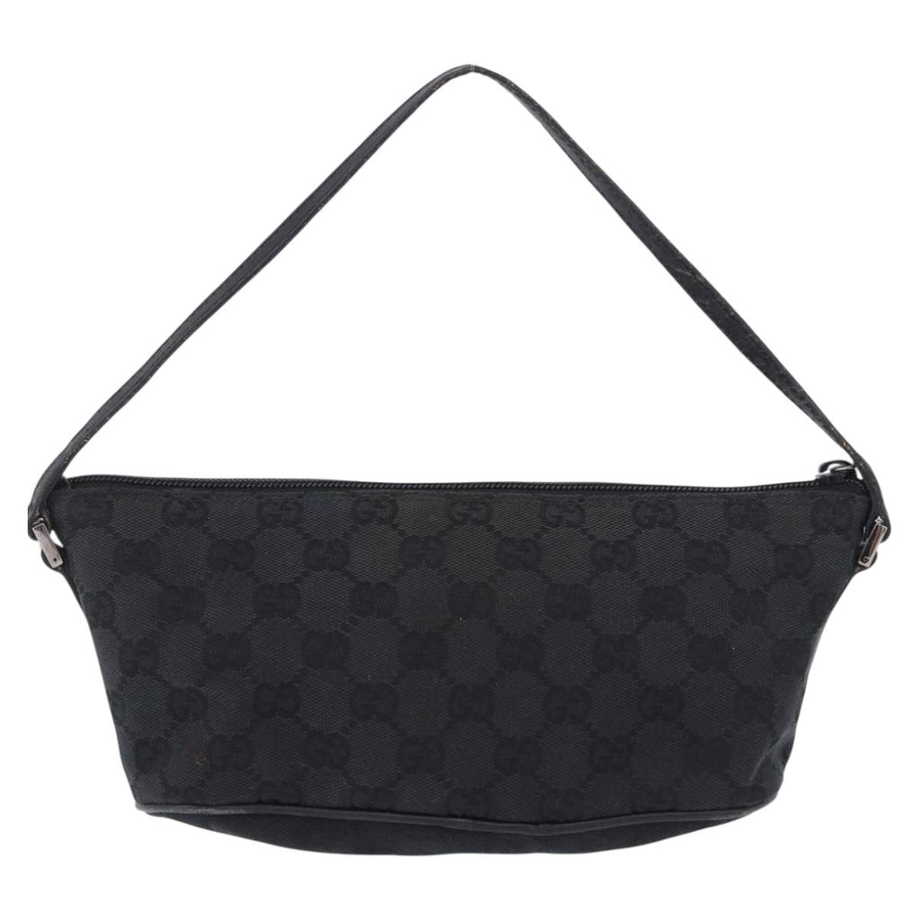 Gucci Black Monogram Boat Pochette