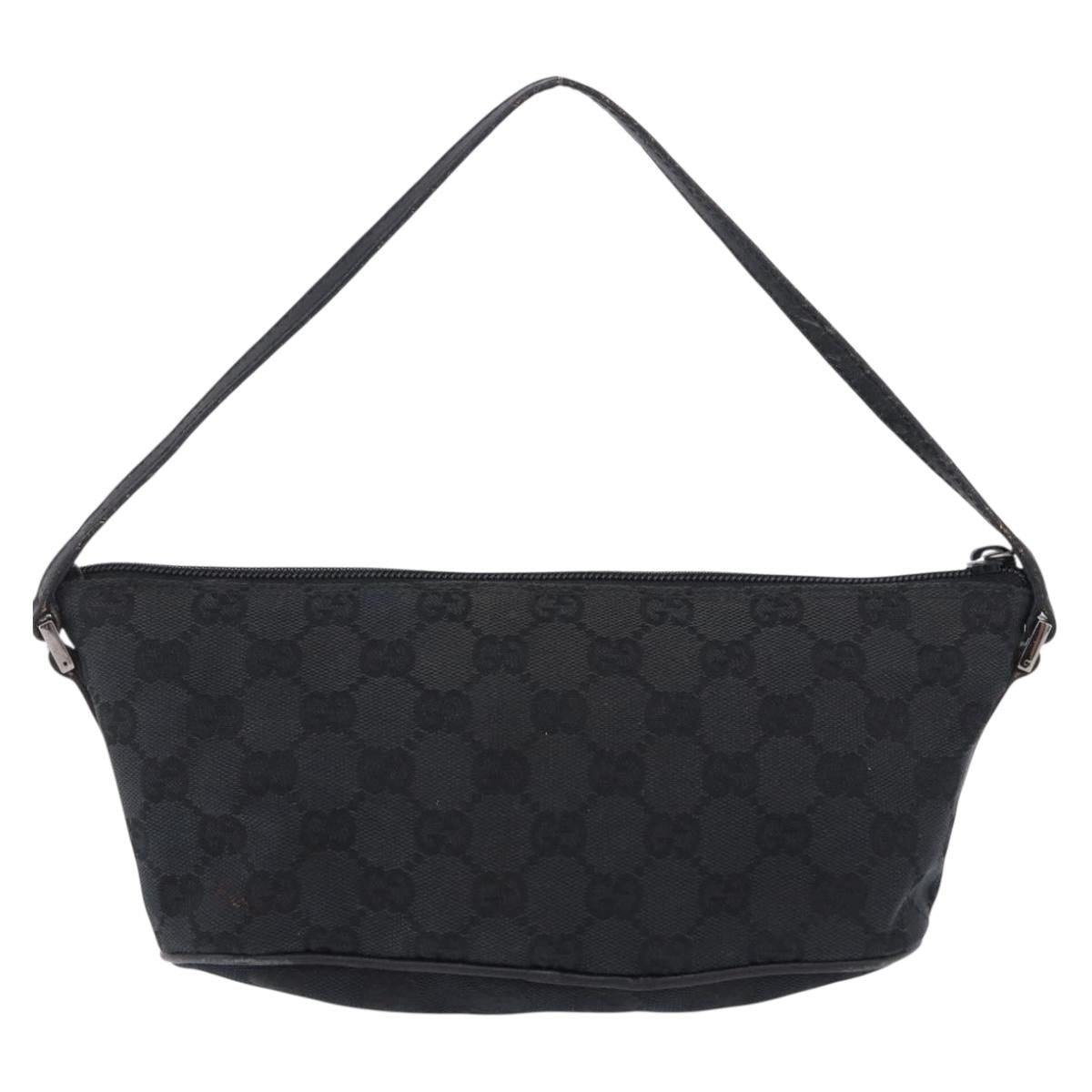 Gucci Black Monogram Boat Pochette