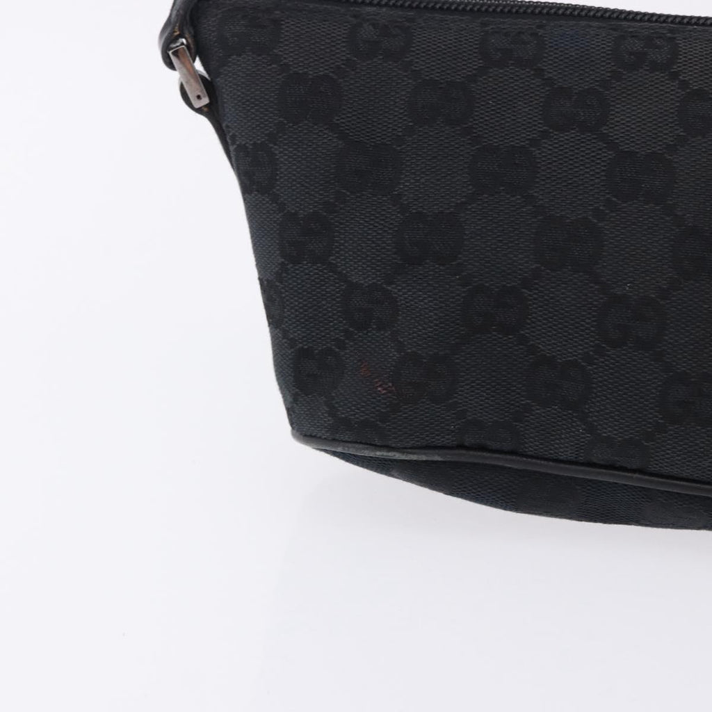 Gucci Black Monogram Boat Pochette