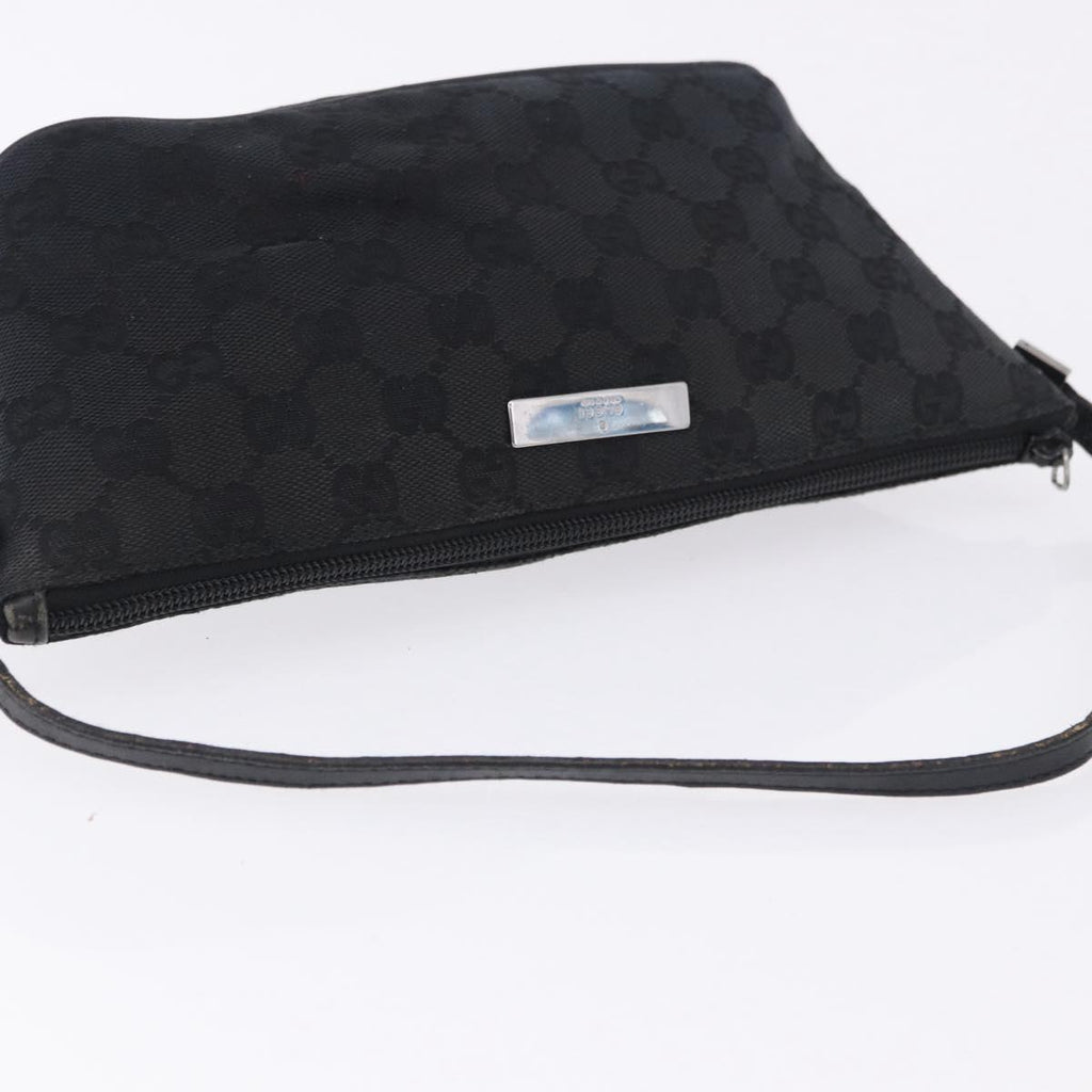 Gucci Black Monogram Boat Pochette