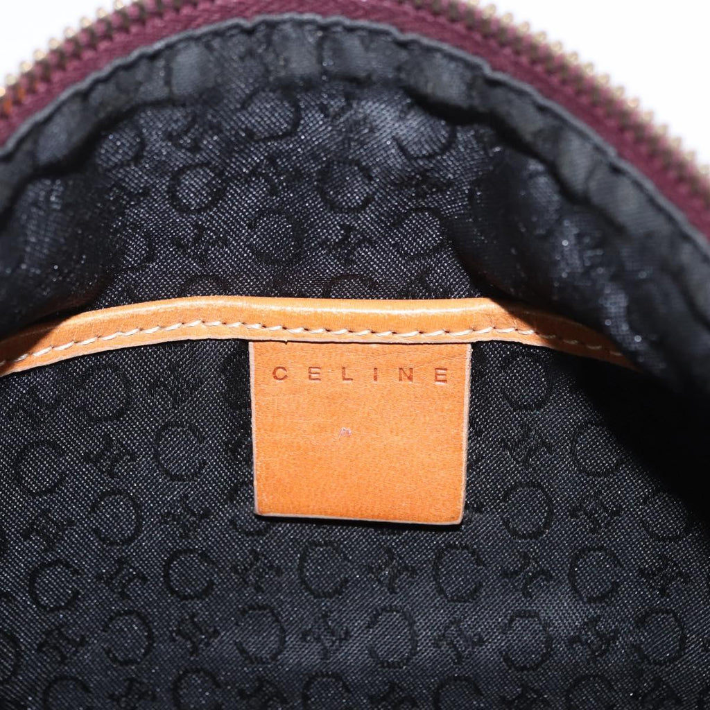 Celine Monogram Suede Shoulder Bag