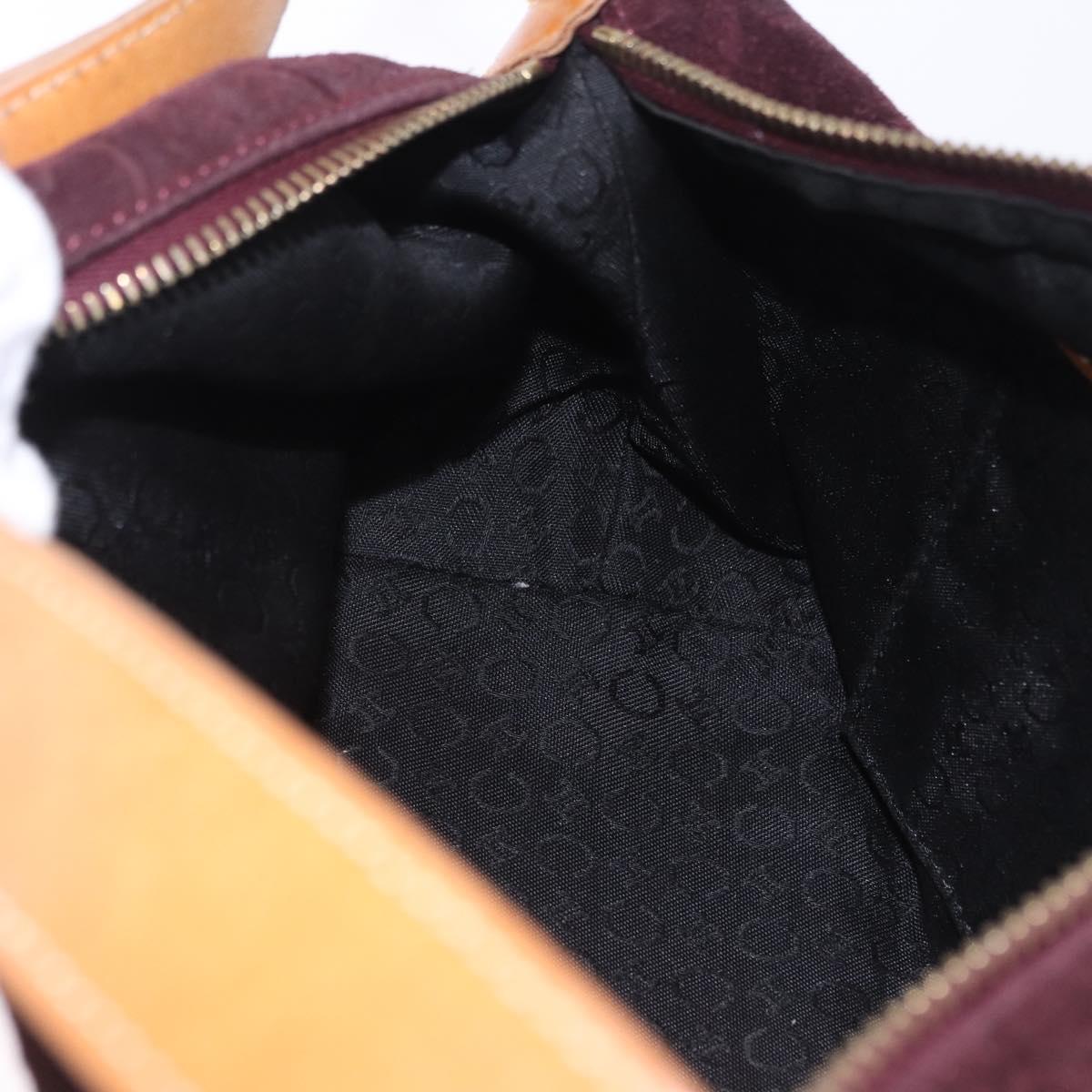 Celine Monogram Suede Shoulder Bag