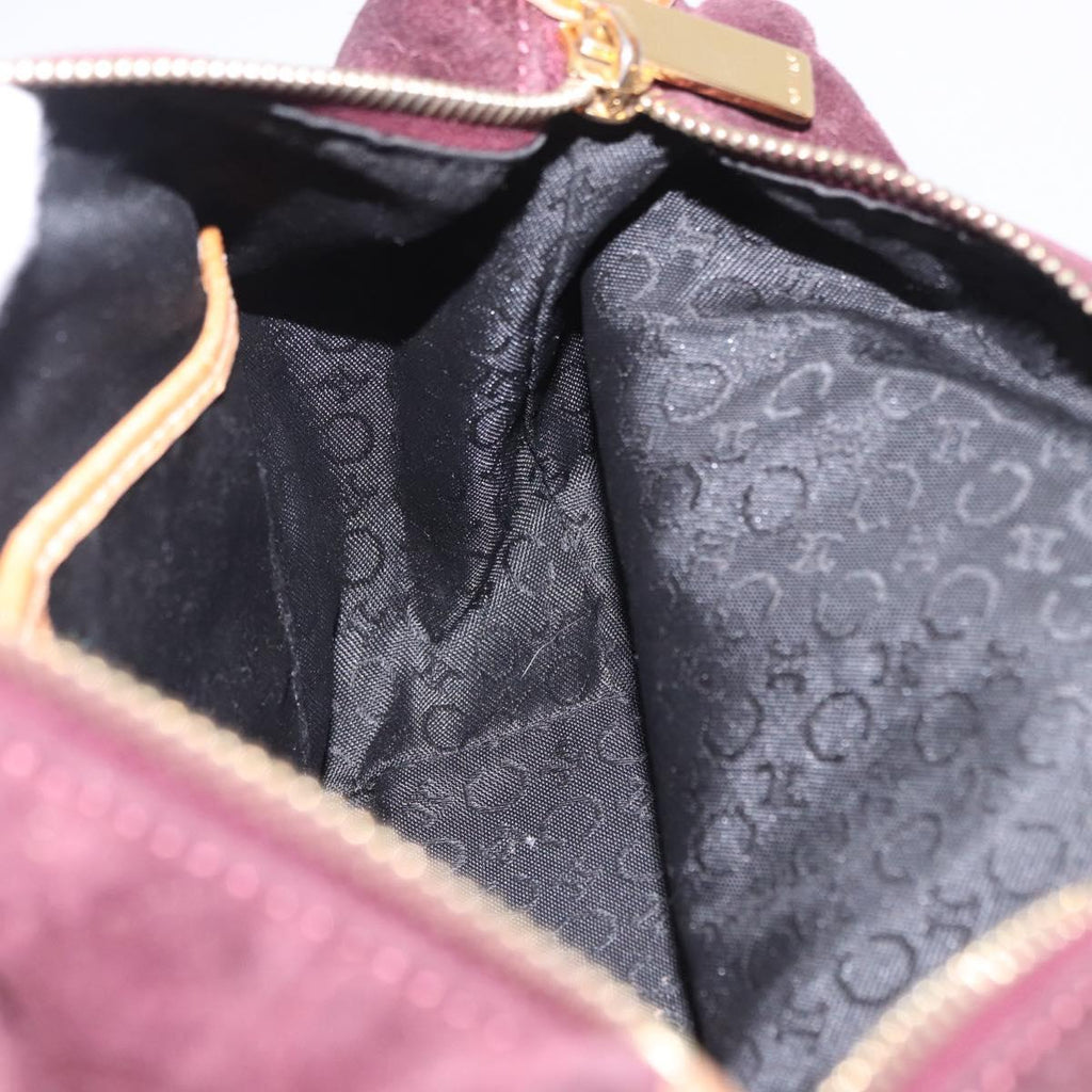 Celine Monogram Suede Shoulder Bag