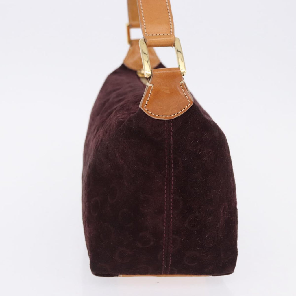 Celine Monogram Suede Shoulder Bag