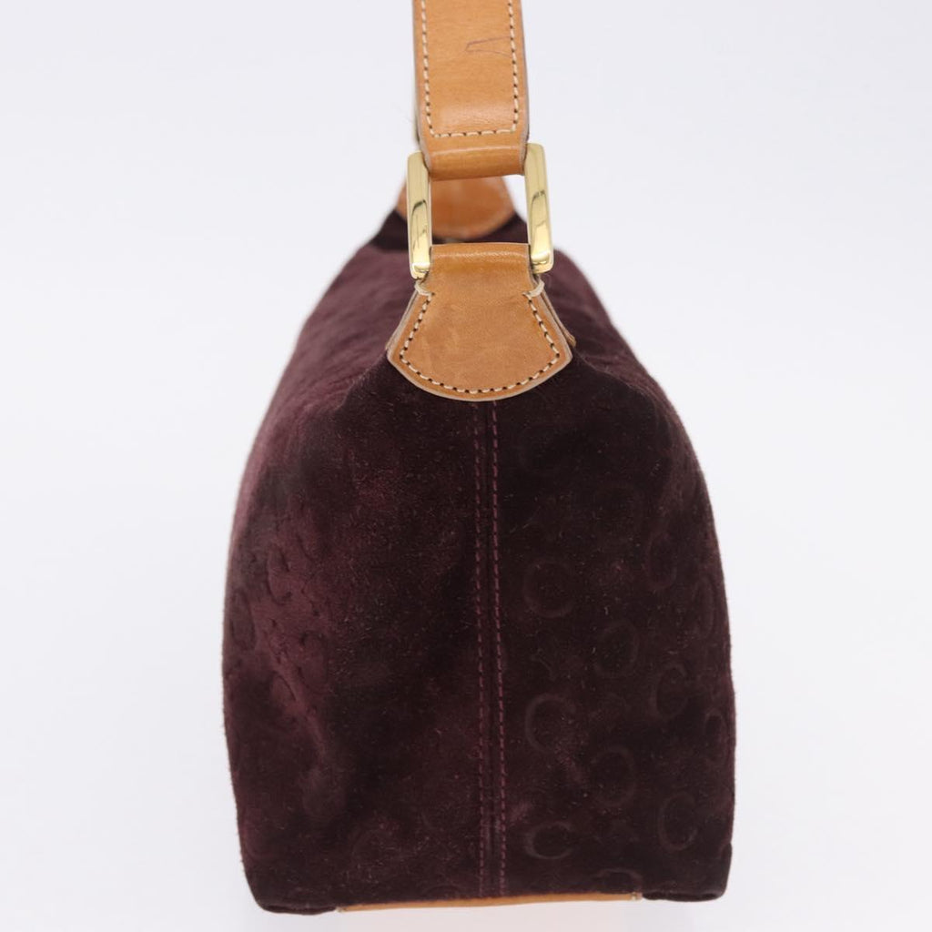 Celine Monogram Suede Shoulder Bag