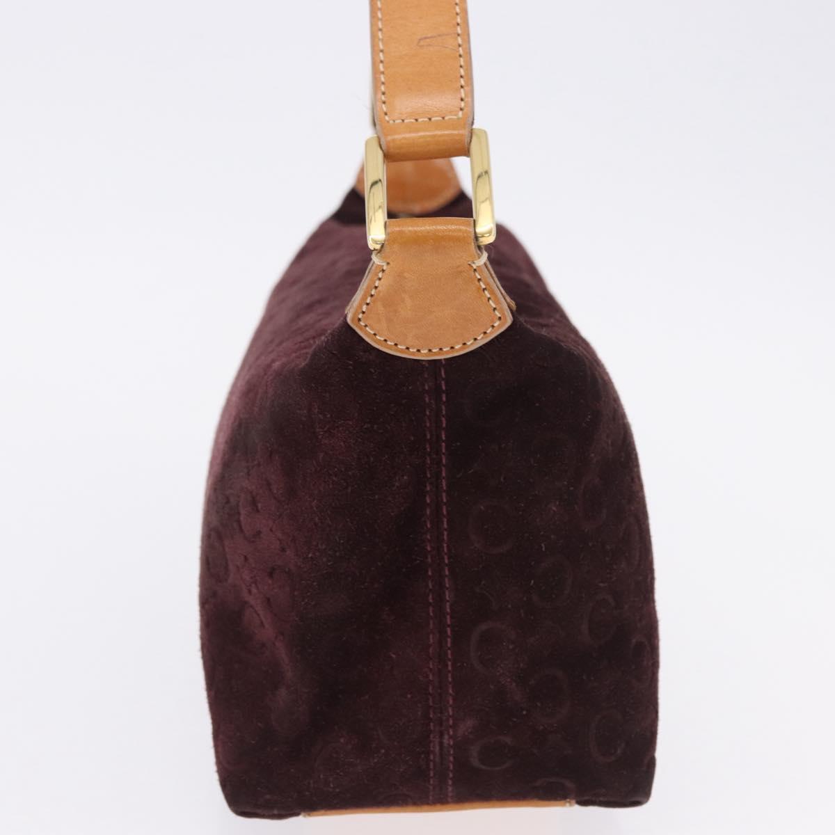 Celine Monogram Suede Shoulder Bag