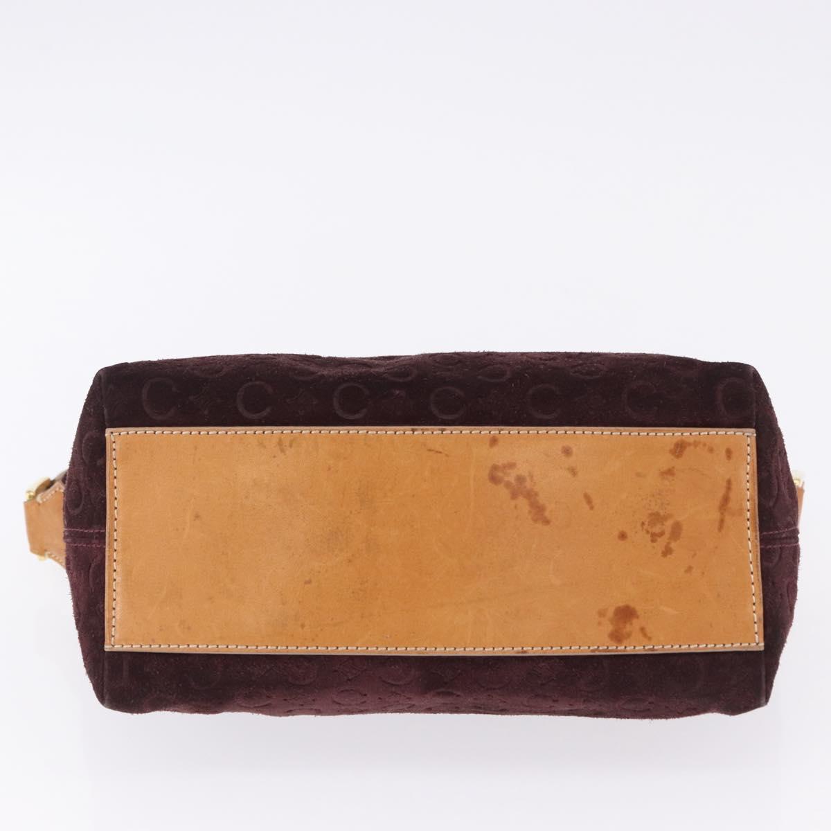 Celine Monogram Suede Shoulder Bag