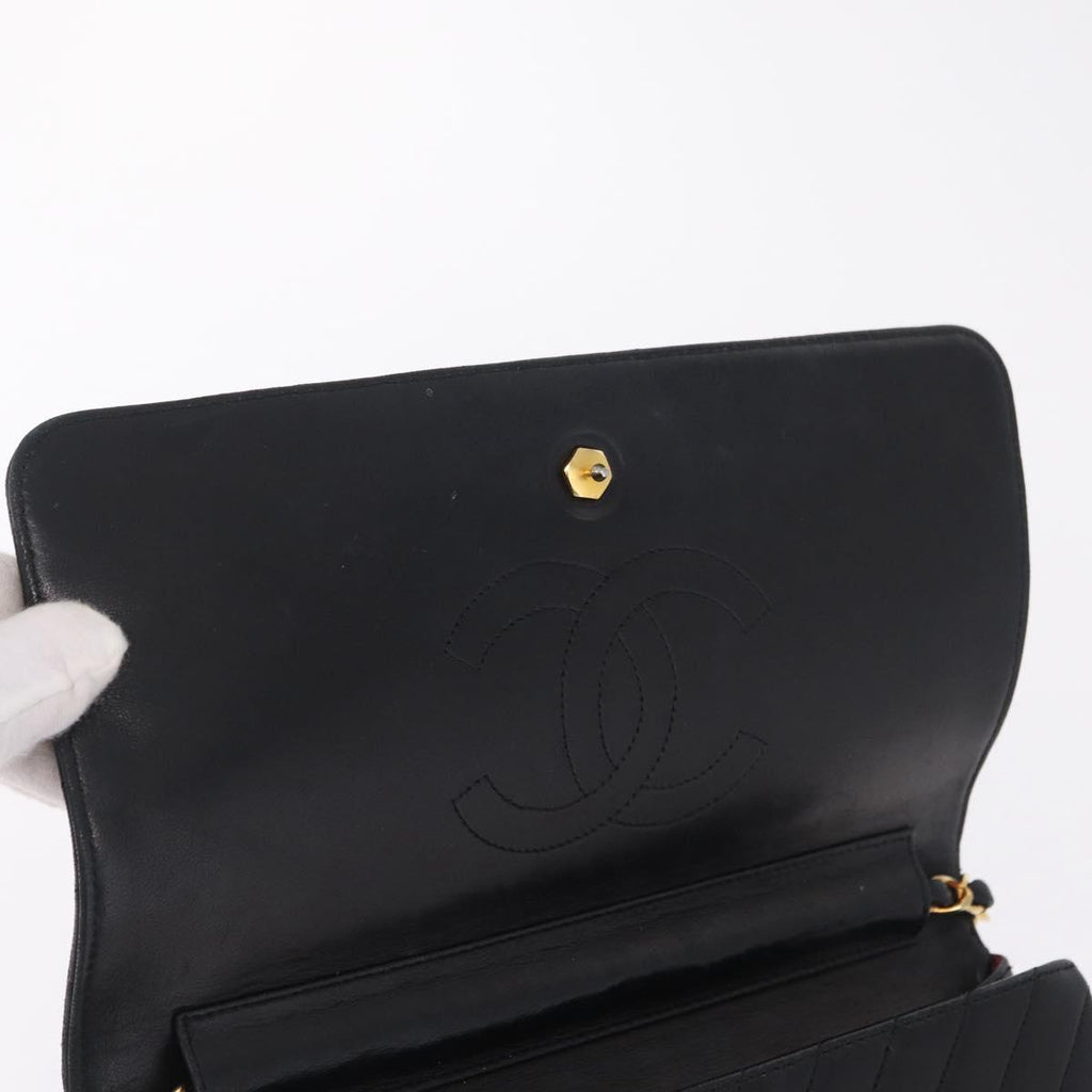 Chanel Black Chevron Stitch Flap Bag photo 16