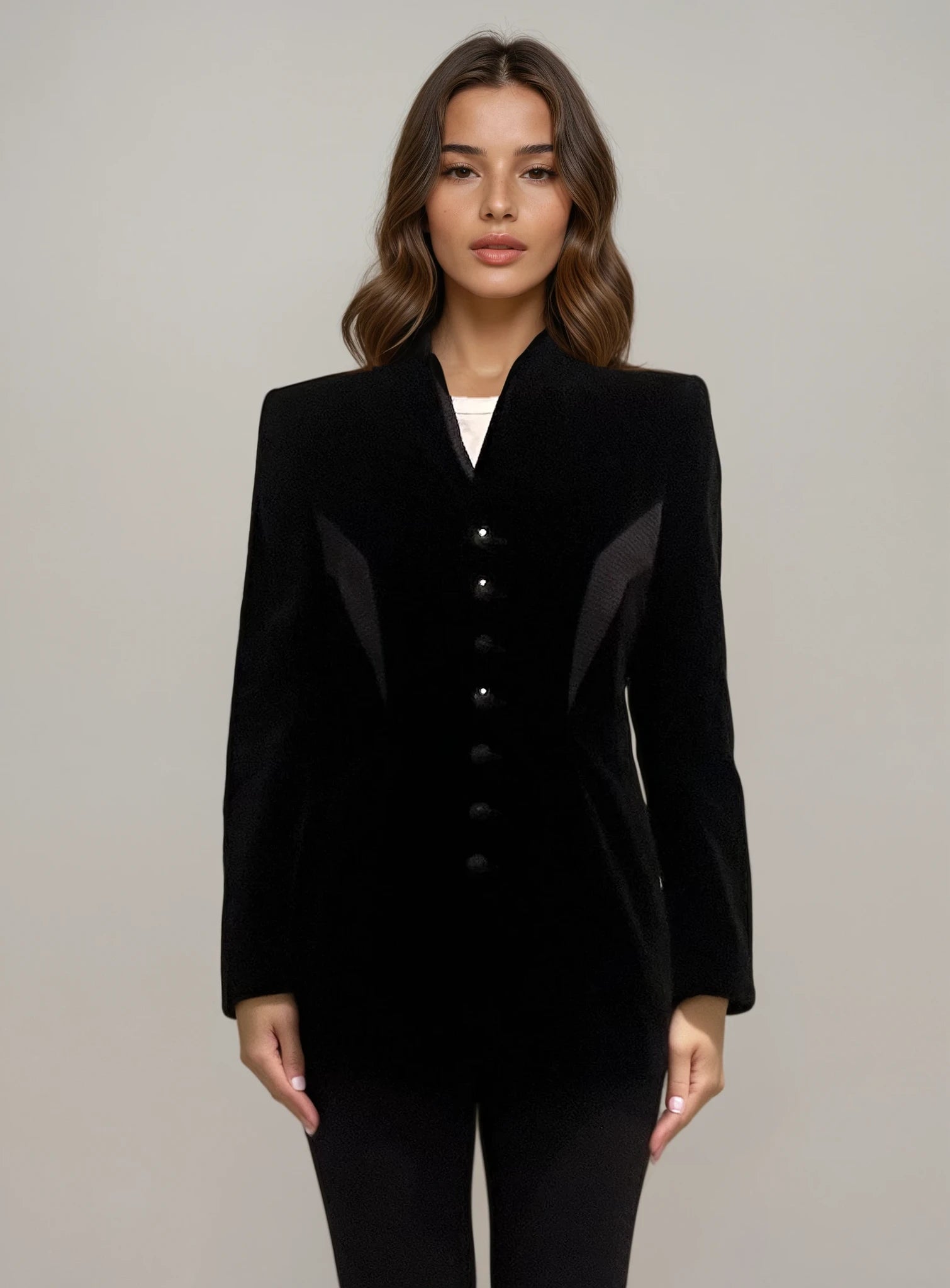 Escada Black Velvet Blazer