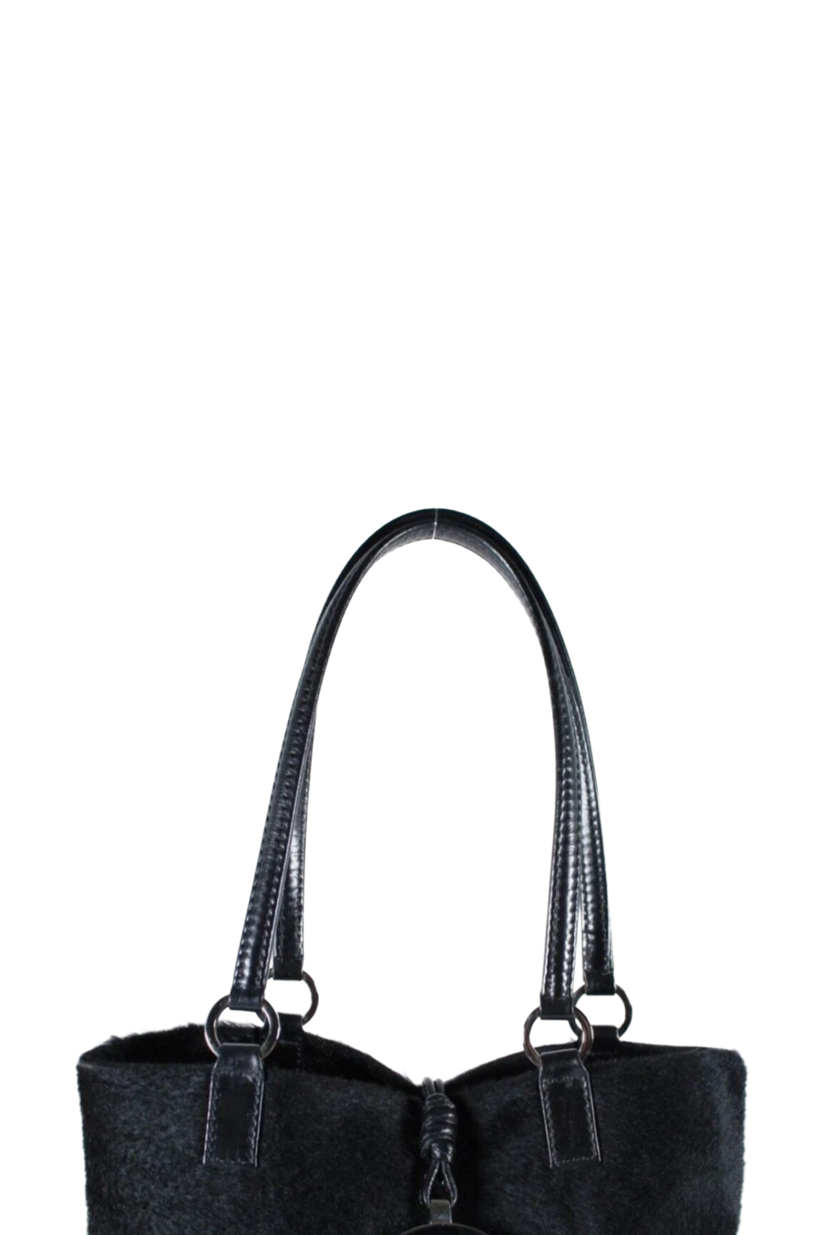 Valentino Black Ponyhair Tote